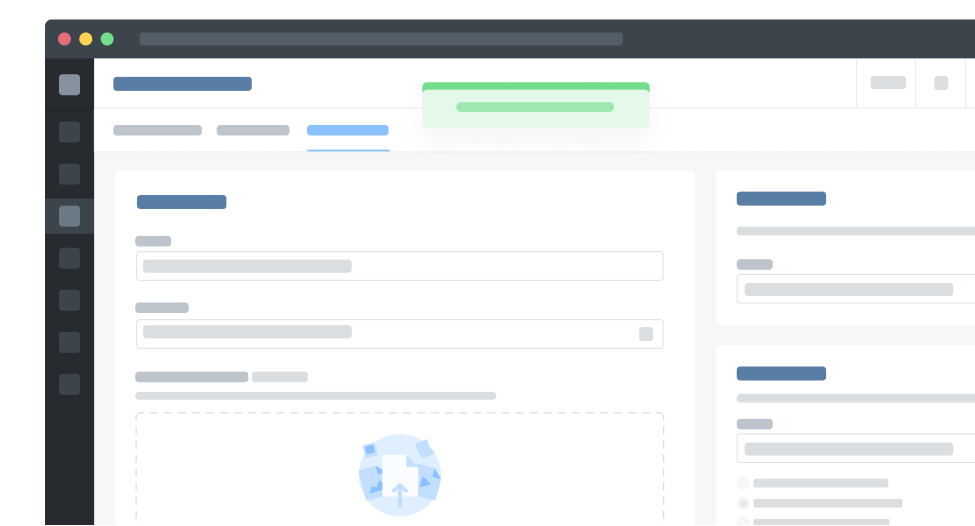 SaaS plateform Design System project thumbnail